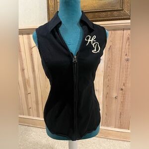 Harley Davidson, Black Sleeveless Top